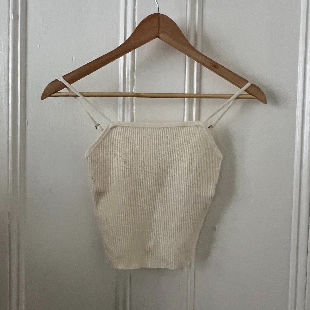 Abercrombie Ribbed Crop Cami